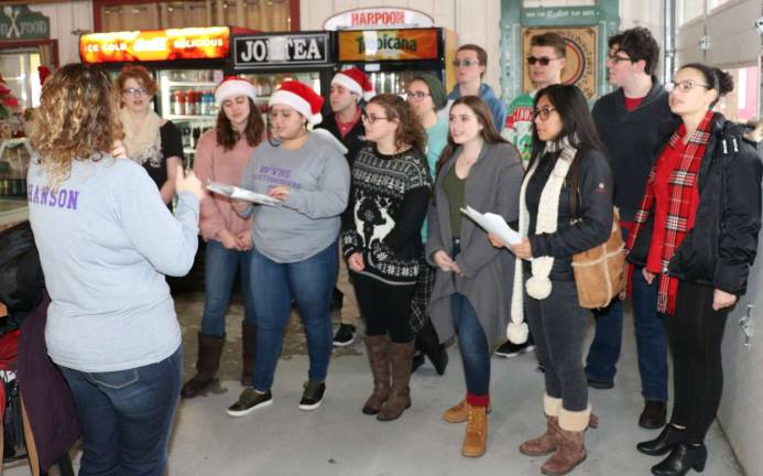 Christmas events celebrated at Pennings Farm Market The Warwick Valley High School Meistersingers, directed by Noreen Hanson were on hand with traditional and contemporary Christmas carols and guests were invited to sing-along.