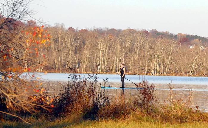 Even paddle boarding in November is not out of the question.