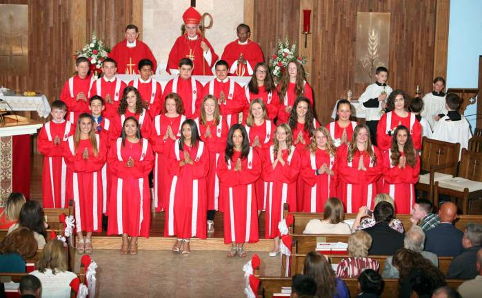 Twenty four students are confirmed in their faith Twenty four students are confirmed in their faith