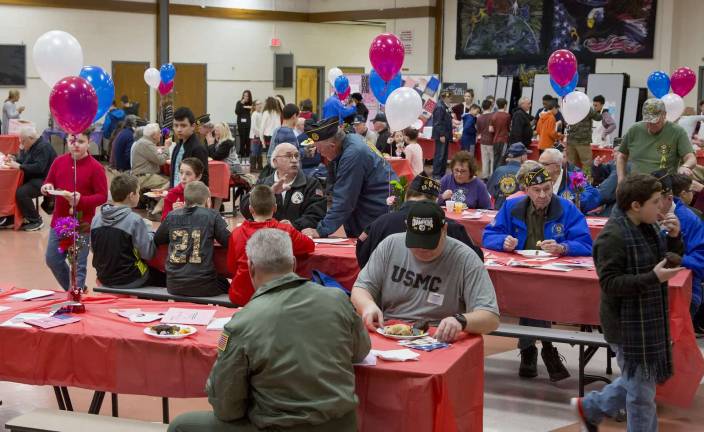 Warwick Valley Middle School hosts Valentines for Vets Warwick Valley Middle School hosts Valentines for Vets