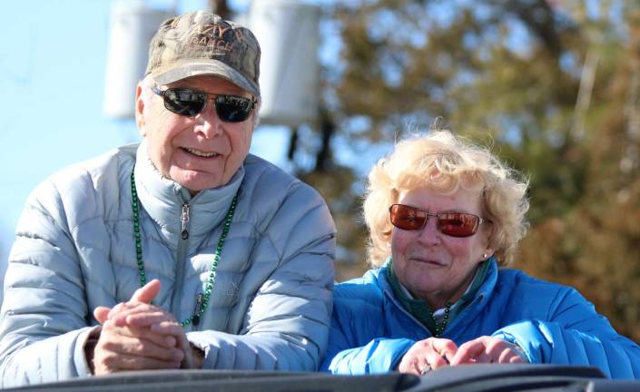 Mt. Peter holds March Spring Rally with Wacky Water Skiing Contest Among the spectators at the Wacky Water Ski Contest were longtime Mt. Peter Ski Area owners Don and Gail Sampson.