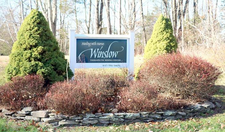 Winslow Therapeutic Riding Center, a 100 acre facility just off Route 17A between Bellvale and Mt. Peter. Photo by Roger Gavan.