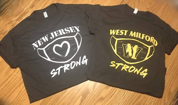 JR's Screen Printing &amp; Embroidery is donating $5 from the sale of each T-shirt to food banks in the West Milford area.