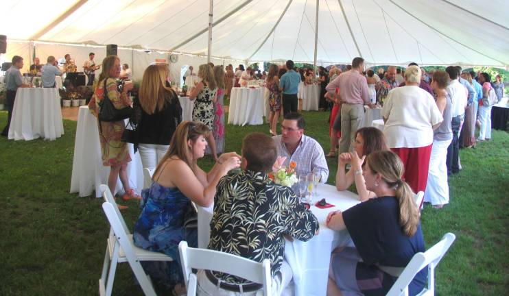 June Tent Party raises $52,000 More than 250 guests attended the second annual June Tent Party, co-sponsored by St. Anthony Community Hospital and Warwick Valley Rotary, which was held Saturday evening, June 1, on the great lawn at Mt. Alverno Center in Warwick.