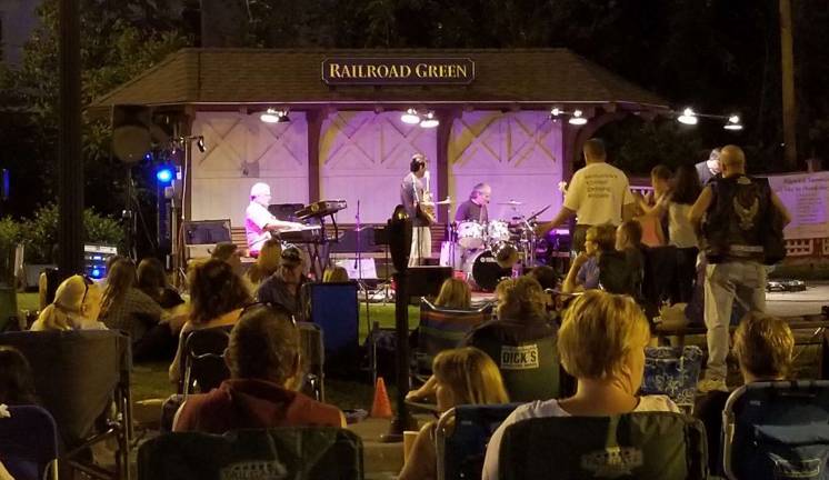 Summer music in Warwick This is a scene from one of last summer's concerts on Railroad Avenue in the Village of Warwick. The 2018 Summer Concert Series continues this Saturday, May 26, with Stone Flower, a Santana tribute band, starting at 7:30 p.m.