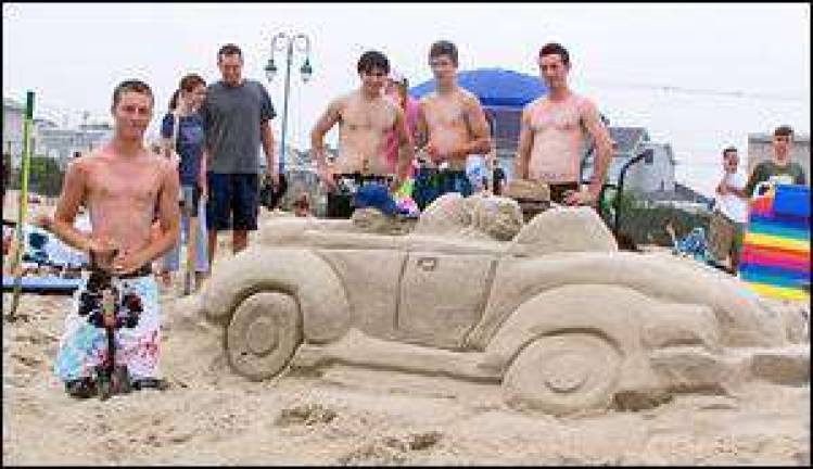 Warwick team wins Belmar sand castle tournament Warwick team wins Belmar sand castle tournament