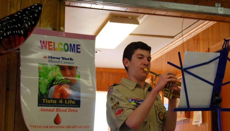 Danny Battista Trumpet Music Scholarship awarded to freshman Bob Cervone Richards Warwick Valley High School freshman Bob Cervone Richards was selected as the recipient of the Danny Battista Trumpet Music Scholarship.