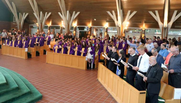 Well-attended Baccalaureate service held at St. Stephen's Church On Thursday evening, June 21, the Church of St. Stephen, the first Martyr was filled to capacity for the annual Baccalaureate Ceremony, an inter-faith religious service, now hosted by the Warwick Clergy.