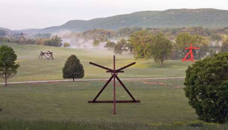Nothing to do Saturday? Source: www.stormking.org/collection View of the South fields at Storm King Art Center in Mountainville with Mark di Suvero sculptures.