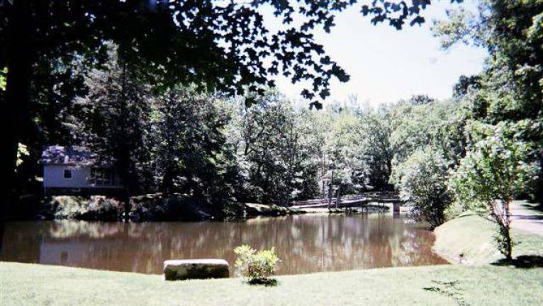This wonderful property includes a pond, woods, waterfall, stream and three homes This wonderful property includes a pond, woods, waterfall, stream and three homes