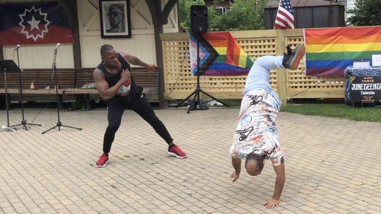 Juneteenth Celebration brings out exuberant self-expression in Warwick Daniel Villegas and Chandler Stanley