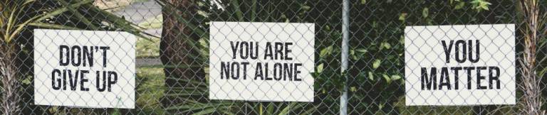 Orange County offers a variety of suicide prevention programs and resources. Read below. Photo illustration by Dan Meyers on Unsplash.