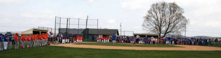 Florida celebrates half a century of playing ball Here's the view from the outfield on opening day of the Florida Little League at the Little League complex on Round Hill Road in the Village of Florida.