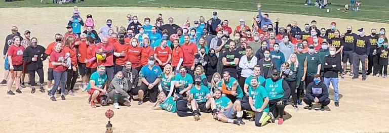 The Warwick Adult Kickball League had its championship game on Friday, Sept. 18, at Veterans Memorial Park. Provided photo.