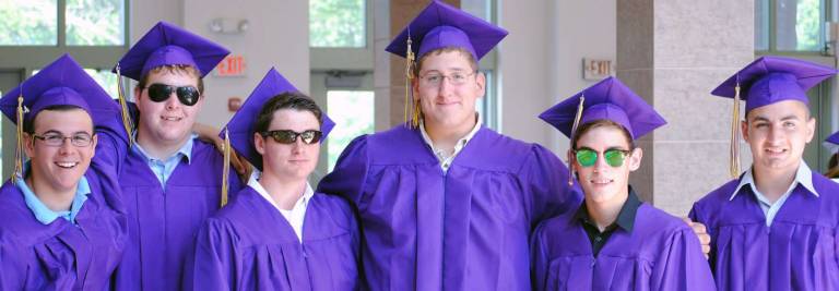 Six 'Cats in purple.