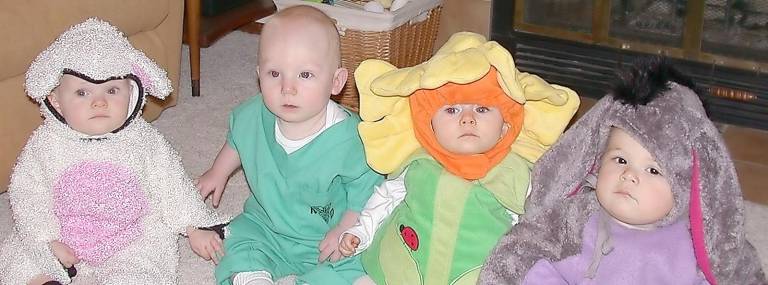 These youngsters sure look like they are getting ready for the Halloween parade and costume contest in Warwick on Oct. 31.