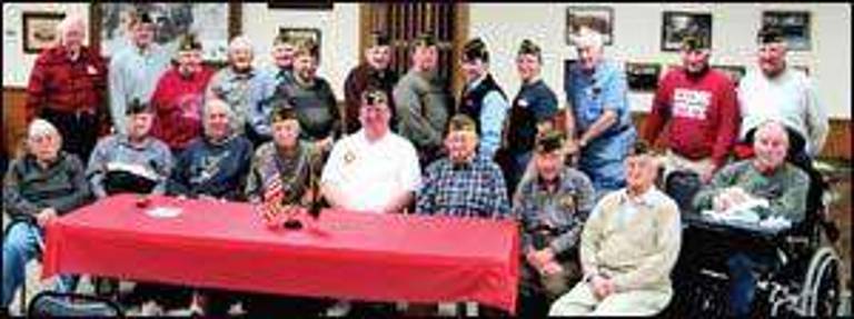 The veterans of Post 4662 celebrate the holidays The veterans of Post 4662 celebrate the holidays