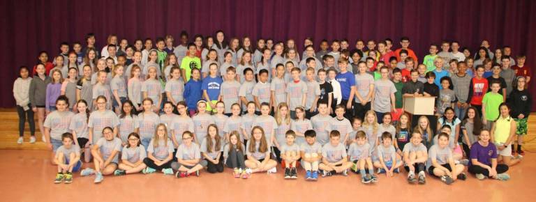 Warwick Valley Middle School Mileage Club: 165 students, 3,016 laps, 754 miles This spring, members of the Warwick Valley Middle School Mileage Club completed 3,016 laps around the around the Tim St. Lawrence Track, which equals 754 miles.