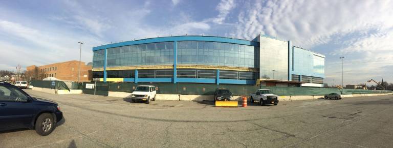 Orange County Government Center showing progress Photo by Erika Norton A panoramic view of the new Orange County Government Center building.