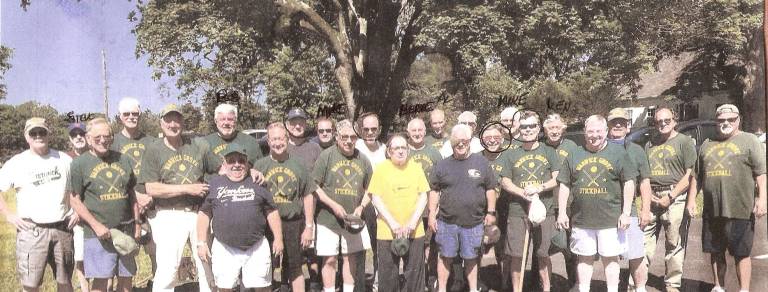Warwick stickball players hark back to their younger days Warwick stickball players hark back to their younger days