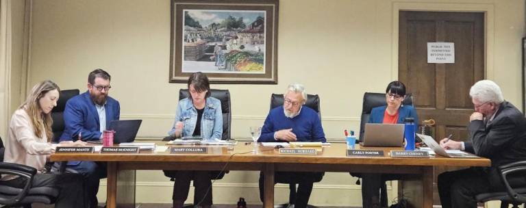 Warwick Village Board of Trustees during the June 5, 2023 meeting.
