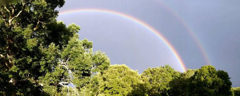 Doubly beautiful Mandes Kates used a Google Pixel 2XL to capture these images Thursday evening.