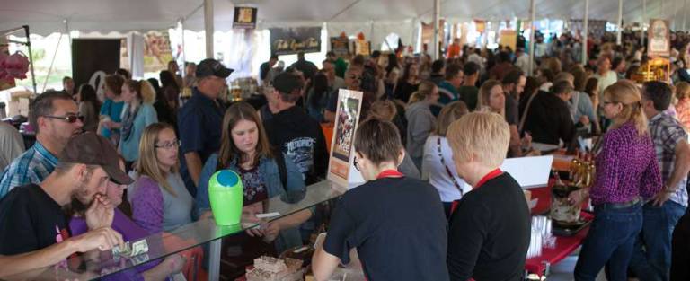 Chocolate ... to your heart’s content Photo provided The Chocolate Expo, the nation’s largest chocolate festival, returns for a second year to Museum Village in Monroe on Sunday, Oct. 21, from 10 a.m. to 5 p.m. This is a scene from last year's expo.