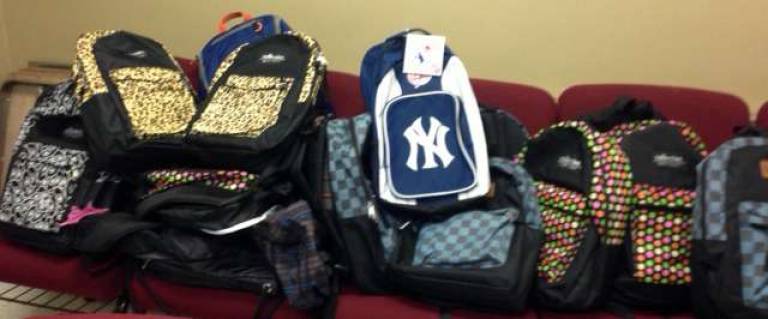 Union AME Church collects school supplies for needy children in Liberia Backpacks for children in the African nation of Liberia.
