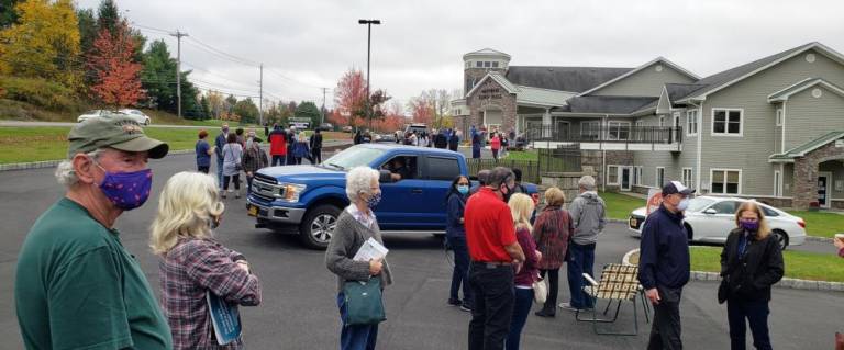 Early voting continues this Saturday and Sunday, Oct. 31 and Nov. 1, at Monroe Town Hall.