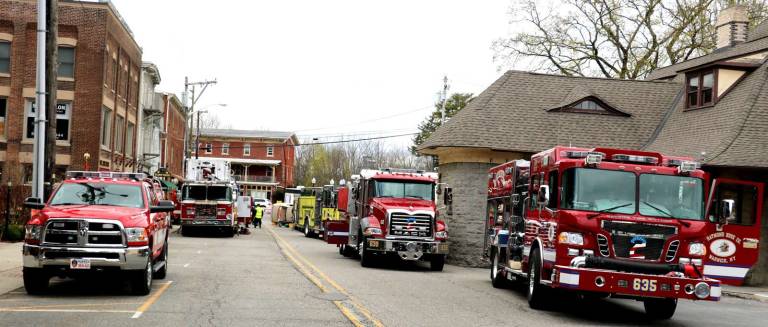 Warwick Volunteer Fire Department holds recruitment drive on Railroad Avenue Photos by Roger Gavan On Sunday, April 29, the Warwick Volunteer Fire Department held a recruitment drive on Railroad Avenue.