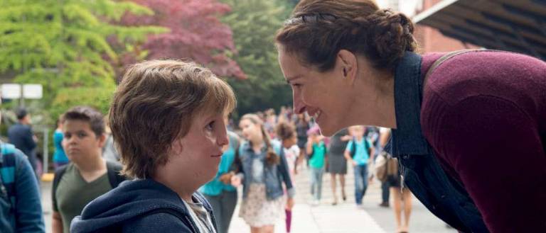 Lets be inspired together Based on the New York Times bestseller, "Wonder" tells the inspiring and heartwarming story of August Pullman, a boy with facial differences who enters fifth grade, attending a mainstream elementary school for the first time.
