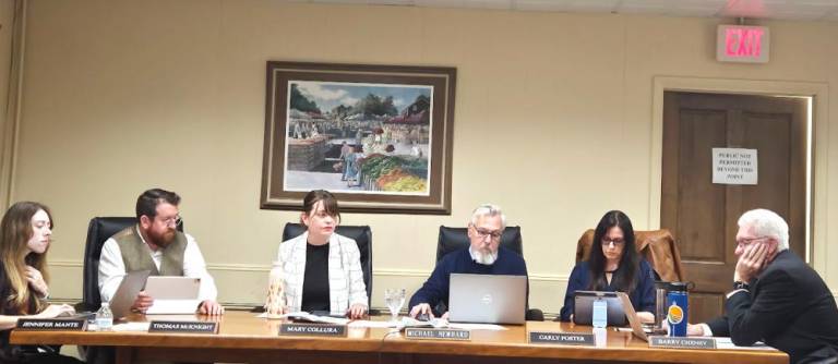 Warwick Village Board of Trustees discuss ongoing issues at their Oct. 2 meeting.