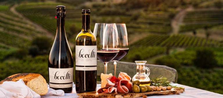 Historical Society’s annual wine party set for June 2 Wines from celebrity vineyards to be featured at the Warwick Historical SocietyþÄôs annual wine, cheese and jazz party on June 2. An example of one of the wines that PeckþÄôs Wine & Spirits has chosen for the public to sample that day, is Bocelli Prosecco, a bubbly bursting with peach and mineral aromaþÄôs and hand-harvested from Andrea BocelliþÄôs small family owned estate in Italy.