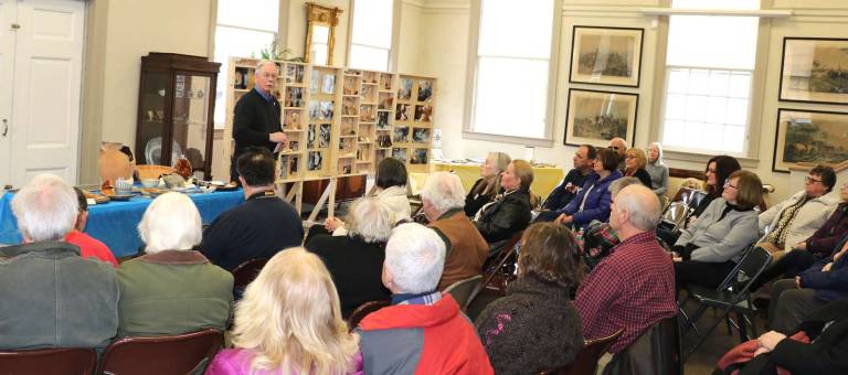 Historical society presented 'Fragments from the Past' event at Buckbee Center George Knight, a volunteer at the Warwick Historical Society Archive, reported on the 2017 findings and the plans for 2018.
