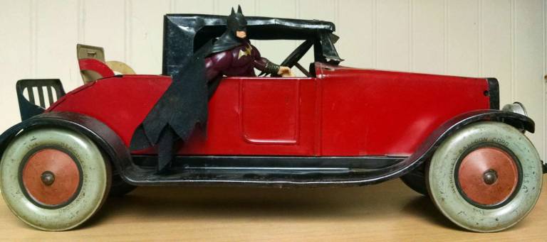 Historical Society's Festival of Toys awarded Greater Hudson Heritage award Photo courtesy of the Warwick Historical Society This early version of the Batmobile is part of the Warwick Historical Society's toy collection.