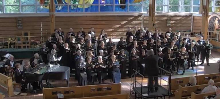 The Warwick Valley Chorale at St. Stephen Roman Catholic Church in Warwick.