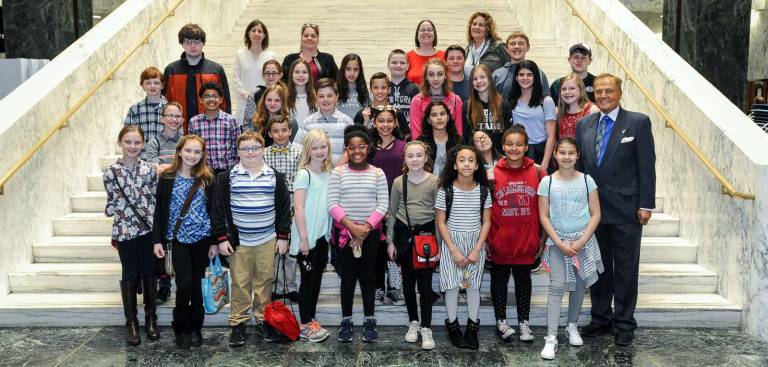 Senator Bonacic meets with students from Greenwood Lake Middle School Senator Bonacic meets with students from Greenwood Lake Middle School