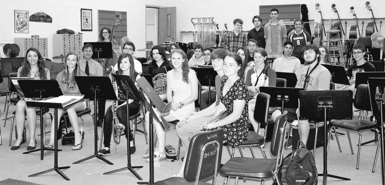 Bravo Members of the Warwick Valley High School Honors Wind Ensemble.
