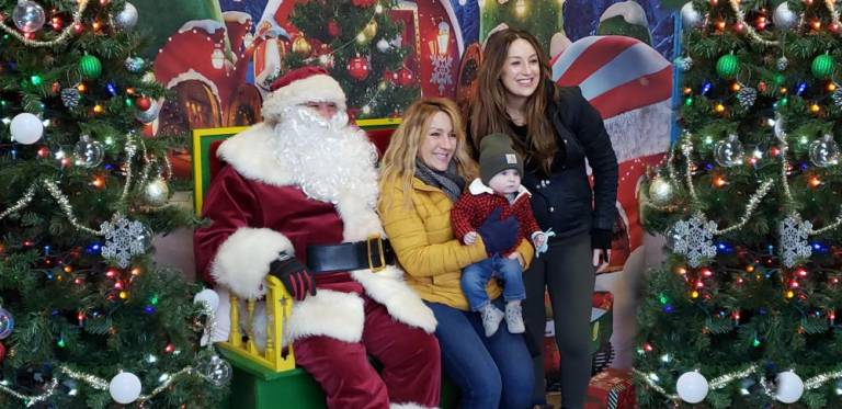 All smiles: The Big Man in Red never forgets what it means to come to Greenwood Lake.