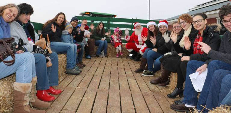 Christmas events celebrated at Pennings Farm Market There were holiday hayrides around the picturesque farm. Santa also came along. ..