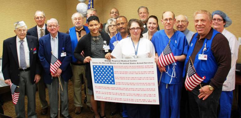 ORMC participates in ‘Vet Connect’ Provided photo On Nov. 12, Orange Regional Medical Center celebrated and acknowledged its employees and volunteers who served in the armed forces.