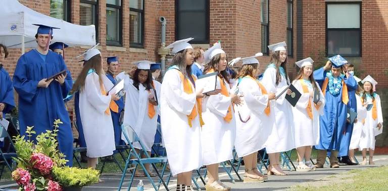 People get ready. There's a train acoming. It’s called graduation and the rest of your life. Good luck.