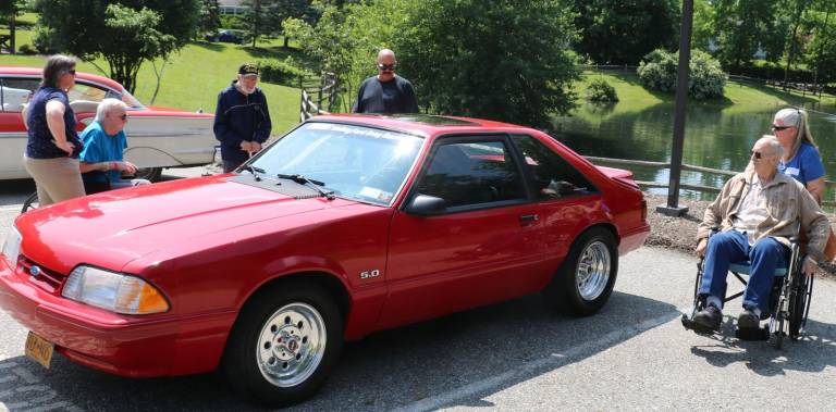On the road again WARWICK. Schervier Pavilion residents enjoy car show. On Saturday, June 22, the residents of Schervier Pavilion had an opportunity to enjoy visiting the vintage automobiles that they may have owned or admired years ago.