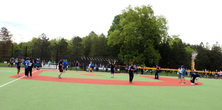 The Daniel Fratto Field for Beautiful People baseball program opens During the grand opening festivities the Beautiful People’s teams played baseball on the new field.