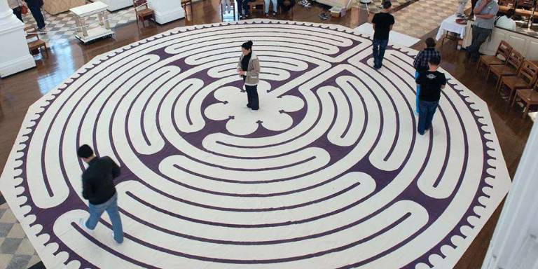 Prayer Labyrinth open to all on Good Friday in Pine Island Provided photo Vision Community Church will make a Prayer Labyrinth available for prayer and reflection between 4 and 7 p.m. on Good Friday, April 18, to anyone who would like to walk the 30-foot labyrinth in the gymnasium at Pine Island Elementary School.
