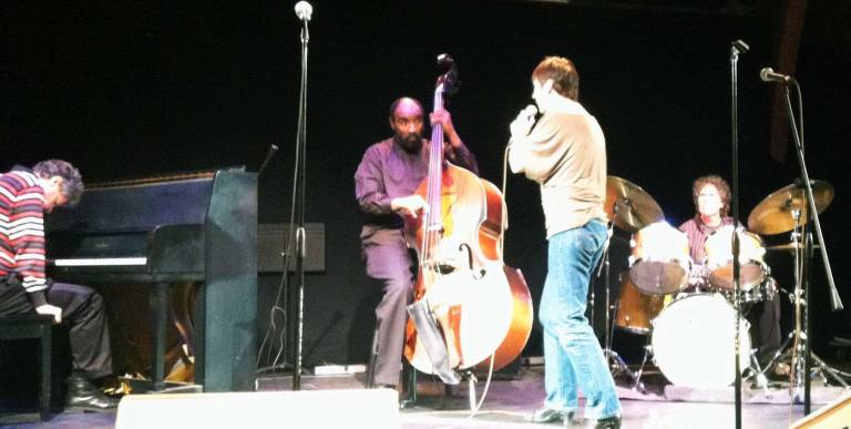 Jazz for hurricane relief The closing song at last week's "Hudson Valley Musicians for Hurricane Sandy Relief" was performed by Joe Vincent Tranchina, Christopher Dean Sullivan, Gabriele Tranchina and Steve Rubin.