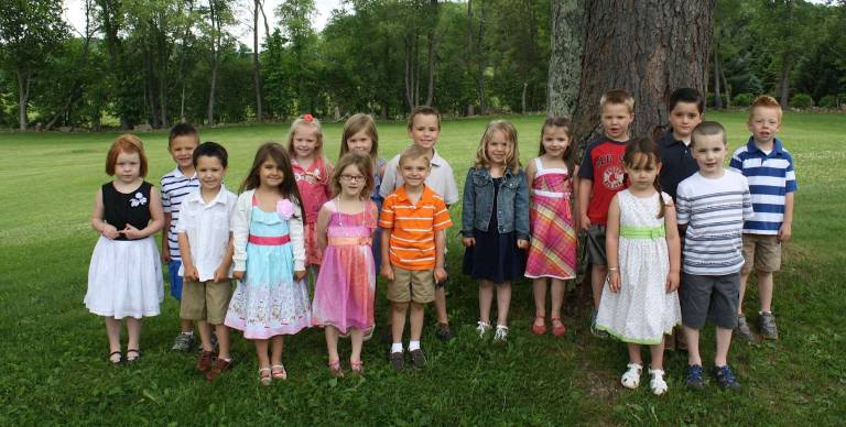 On to kindergarten! On to kindergarten!