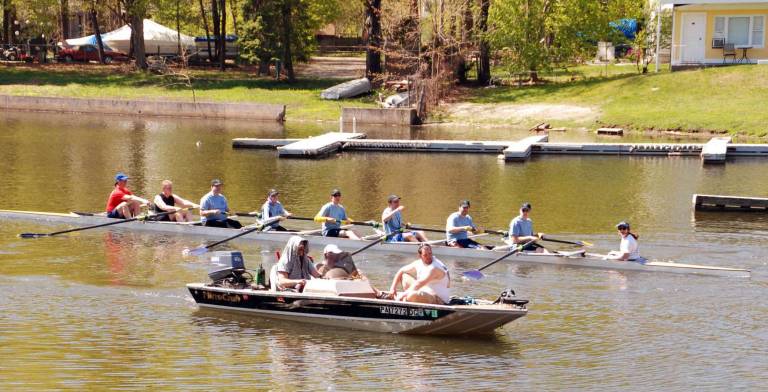 Training for the regatta Training for the regatta