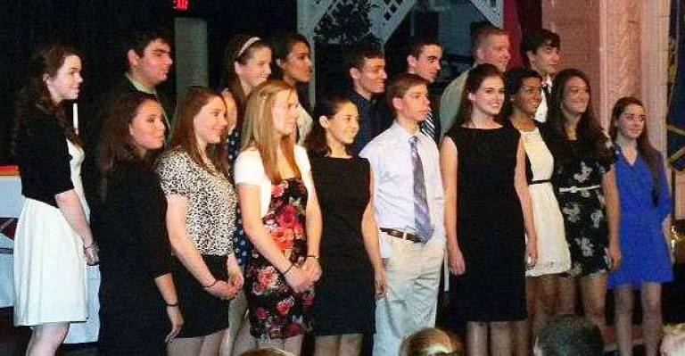 George F. Baker Tuxedo High School welcomes 17 new Honor Society members George F. Baker High School welcomed 17 new members into its National Honor Society. Photo by Kendall Griffler