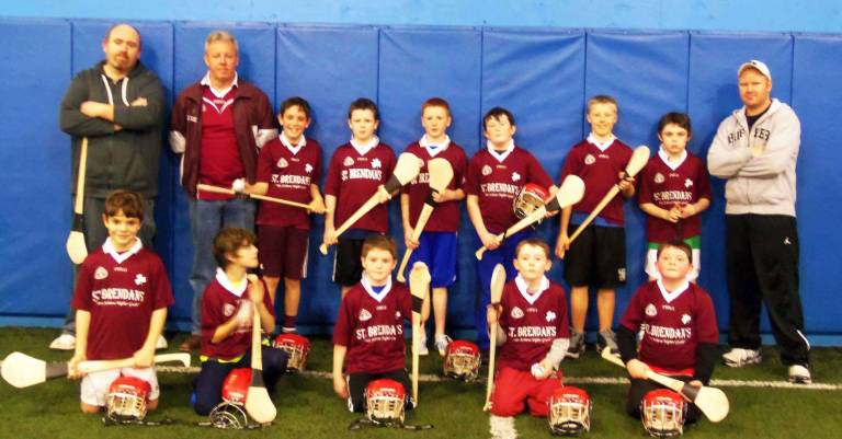 St. Brendan’s seeks hurlers and Gaelic football players for spring season The 2012 St. Brendanís hurling team, in the back row, from the left: Coach Rob Ronayne, Coach Stephen Oí Shea, Stephen Moloney, Sean McCarthy, Aiden Mahoney, Graig Edmonds, Timmy Curtin, Liam Ronayne and Coach Aiden Mahoney Sr.; and in front: Niall Moloney, Brendan McNamara, Jack Mahoney, Ethan Mullahy and John Oí Sullivan.
